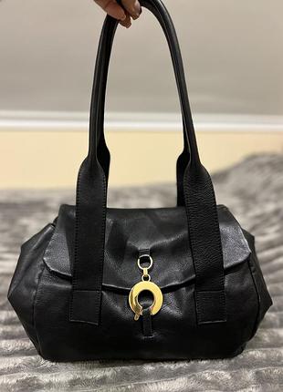 Шкіряна жіноча сумка, б/у