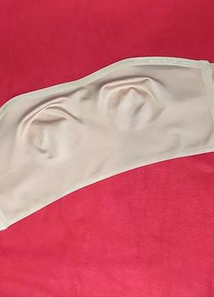 Бесшовный лиф, нюдовый, без косточек, без чашечек