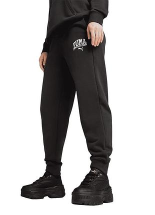 Брюки женские puma puma class sweatpants черные