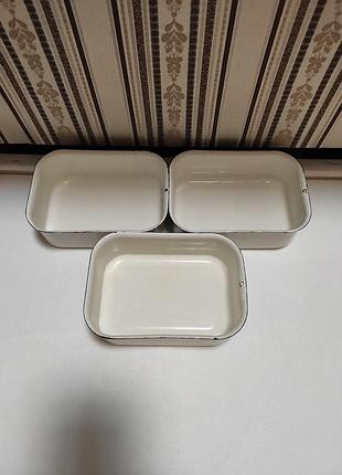 Эмалированный судок 0,5 л ссср без крышки