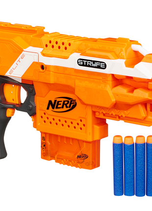 Nerf n-strike elite полуавтоматический бластер патронташ очки 18 стр