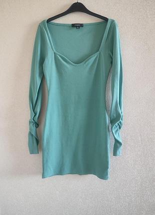 Сукня в рубчик