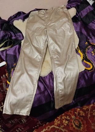 Блискучі брюки 80%віскоза 4