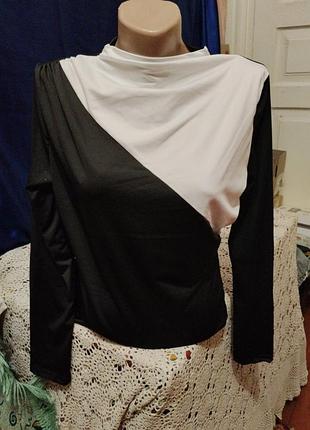 Черно белый боди