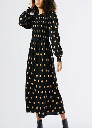 🌺классное платье 👗 в горох🍒