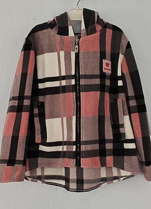 Флисовая курточка, рубашка на 6-8 лет