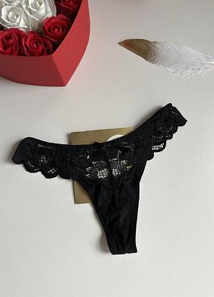 Нові красиві мереживні трусики стринги 💙💛 сток
