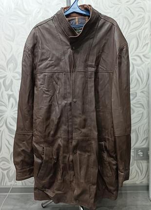 Шкіряна чоловіча куртка vera pelle розмір l/ xl