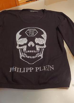 Светр
 женский черный с аппликацией
 р.xl