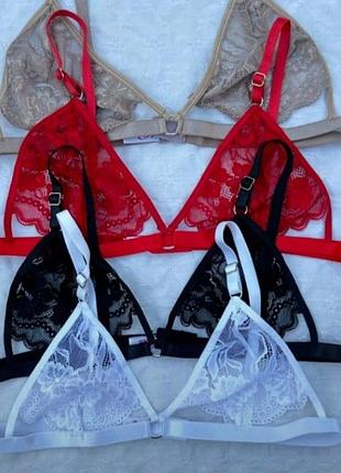 Набор из 3 лифчиков сетевых