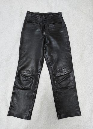 Натуральная кожа! женские брюки из натуральной кожи xs размер.