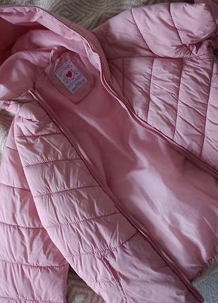 Куртка женская подростковая демисезонная стеганая glo-story зефирка xs-s розовая