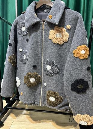 Теплий бомбер на флісовій підкладці