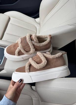 Зимові кросівки / черевики / угги теплі на хутрі утеплені