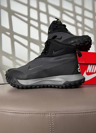 Nike acg mountain fly high fur dark grey black