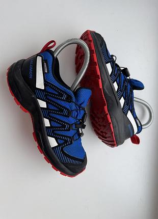 Дитячі водонепроникні кросівки salomon xa pro v8, кросівки для хлопчика, кросівки salomon