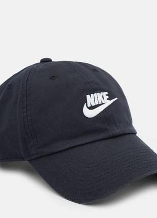 Кепка nike чорна літня чоловіча жіноча бейсболка найк спортивна (b)