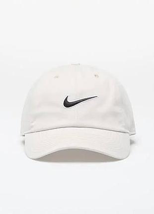 Кепка nike біла літня чоловіча жіноча бейсболка найк спортивна (b)