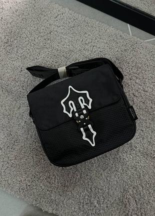 Мессенджер trapstar нейлон черная сумка через плечо трапстар (b)