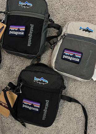 Мессенджер patagonia нейлон черная сумка через плечо патагония (b)