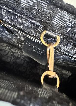 Christian dior монограмна текстильна сумка 6