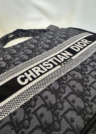 Christian dior монограмна текстильна сумка 10
