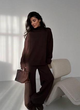 Брючний костюм з двухсторонньої щільної ангори