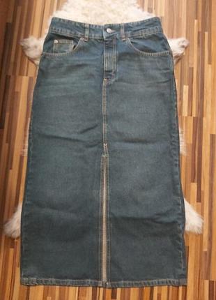 Юбка юбка макси джинс