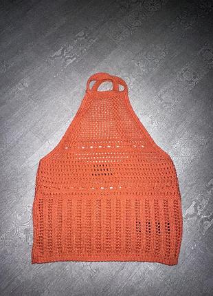 Топ вязаный