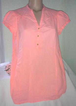 Коттоновая блуза для беременных,44-46разм,h&m mama,пог-52-55см1 фото