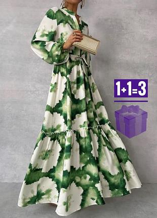 🥰 довга сукня тай дай з куліскою l