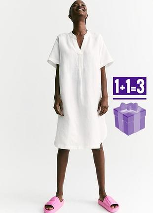 Льняна сукня h&m