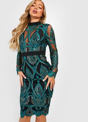 Невероятно красивое, праздничное платье в пайетку