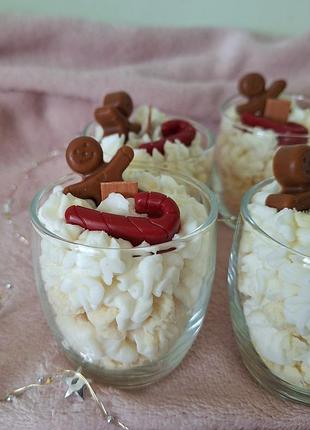 Новогодняя соевая свеча