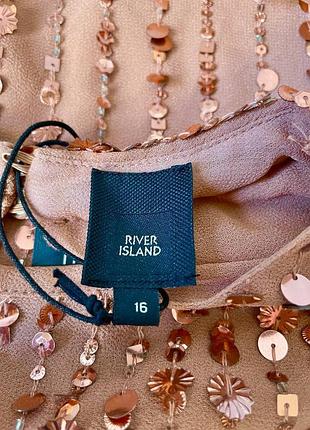Нова міні сукня river island з паєтками 8