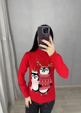 Гарний новорічний светр