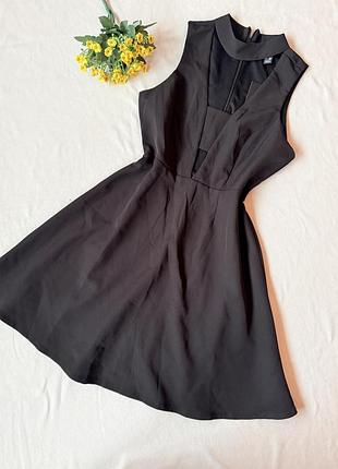 Жіноча міні сукня з коміром р.с