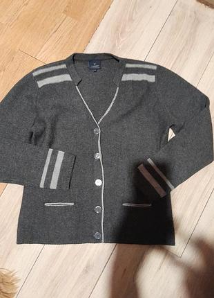 Фирменный кардиган кашемир,меринос размер xl