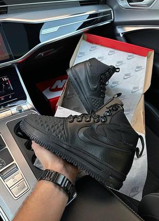 Nike lunar force 17 duckboot black fur 7