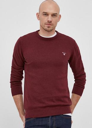 Мужской шерстяной свитер gant (м-л)