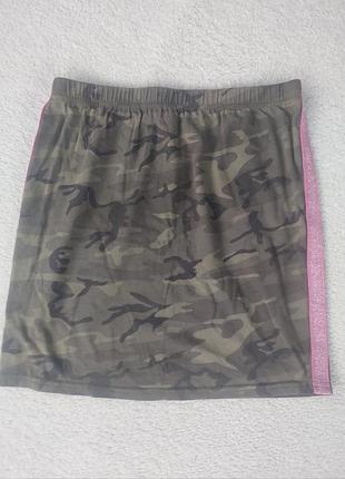 Трикотажна спідниця мілітарі