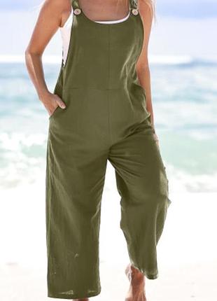 Хаки оверсайз комбинезон cnfio