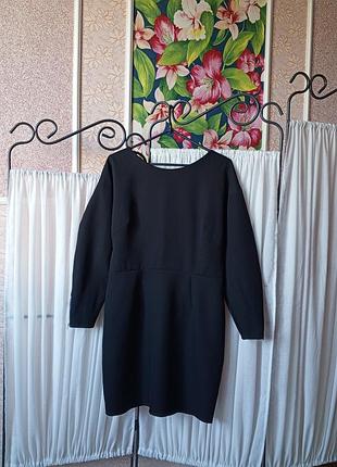 Стильне чорне плаття з замочками на рукавах asos.