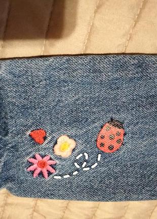 Джинсовая куртка для девочки размер 110 4