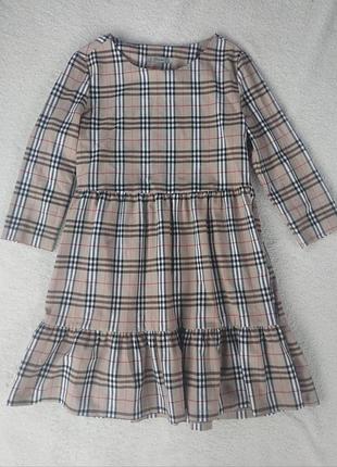 Платье летнее в клетку