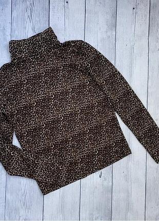 Леопардовый гольф, водолазка, кофта zara s(36)8
