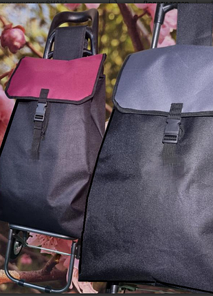 Запасная сменная сумка на тележку хозяйственный галстук высокая 57 см