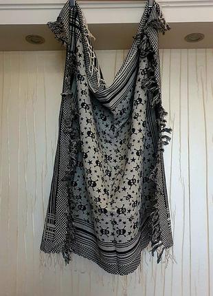 Шарф хустка з черепами