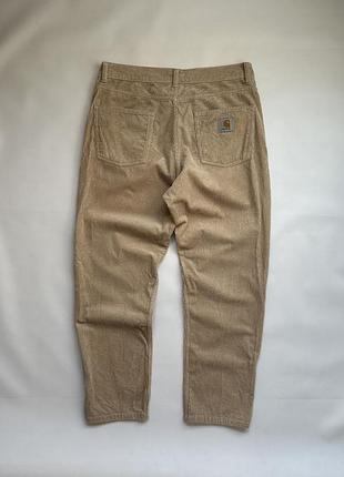 Вельветові штани carhartt wip