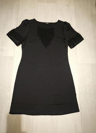 Черное стильное платье 2